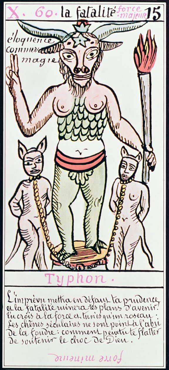 Kader, tarot kartı, Fransızca by Unbekannt