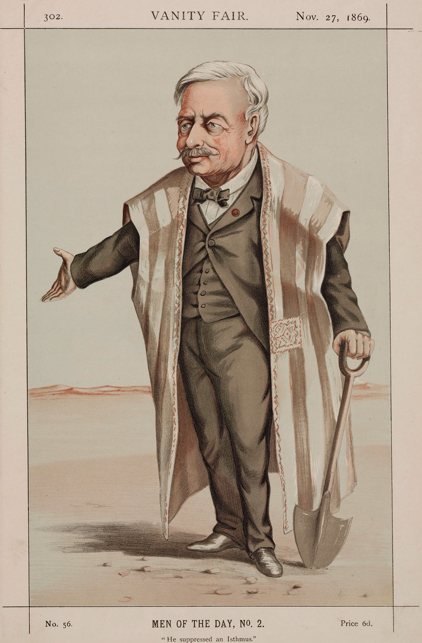 Ferdinand de Lesseps, Fransız diplomat ve mühendis by Unbekannt