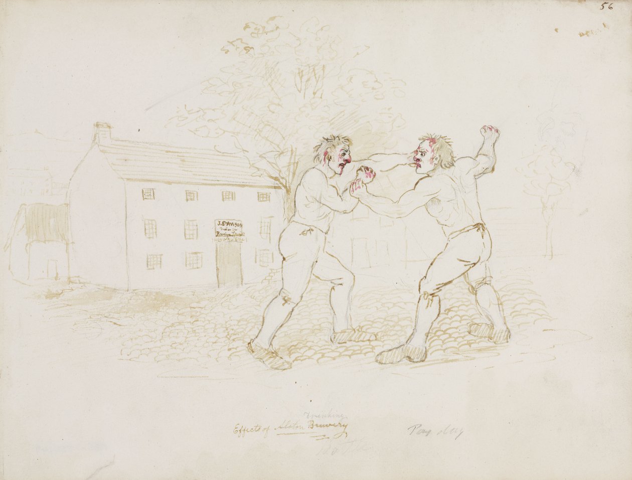 Dövüş, Northumberland, 1805-1820 dolayları by Unbekannt