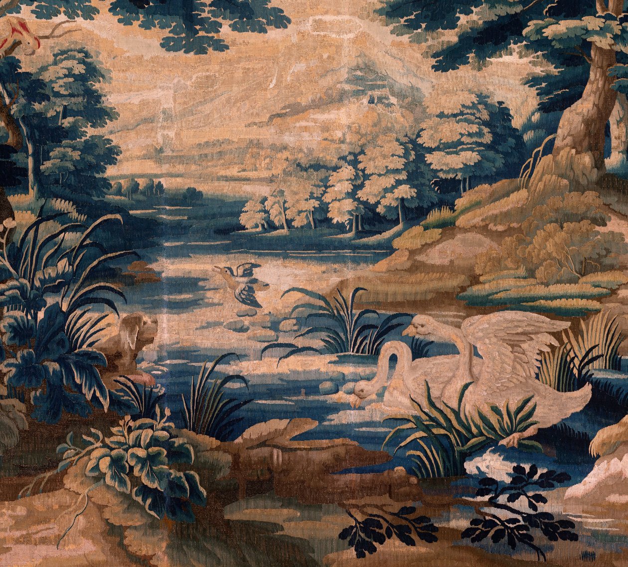 Flaman halısı. Verdure denir. Oudenaarde Atölyesi. 340x451cm. Env 00020. by Alec Hunter