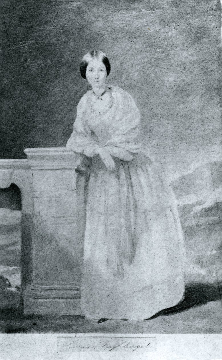 Florence Nightingale, İngiliz hemşire ve hastane reformcusu, 1860 dolayları by Unbekannt