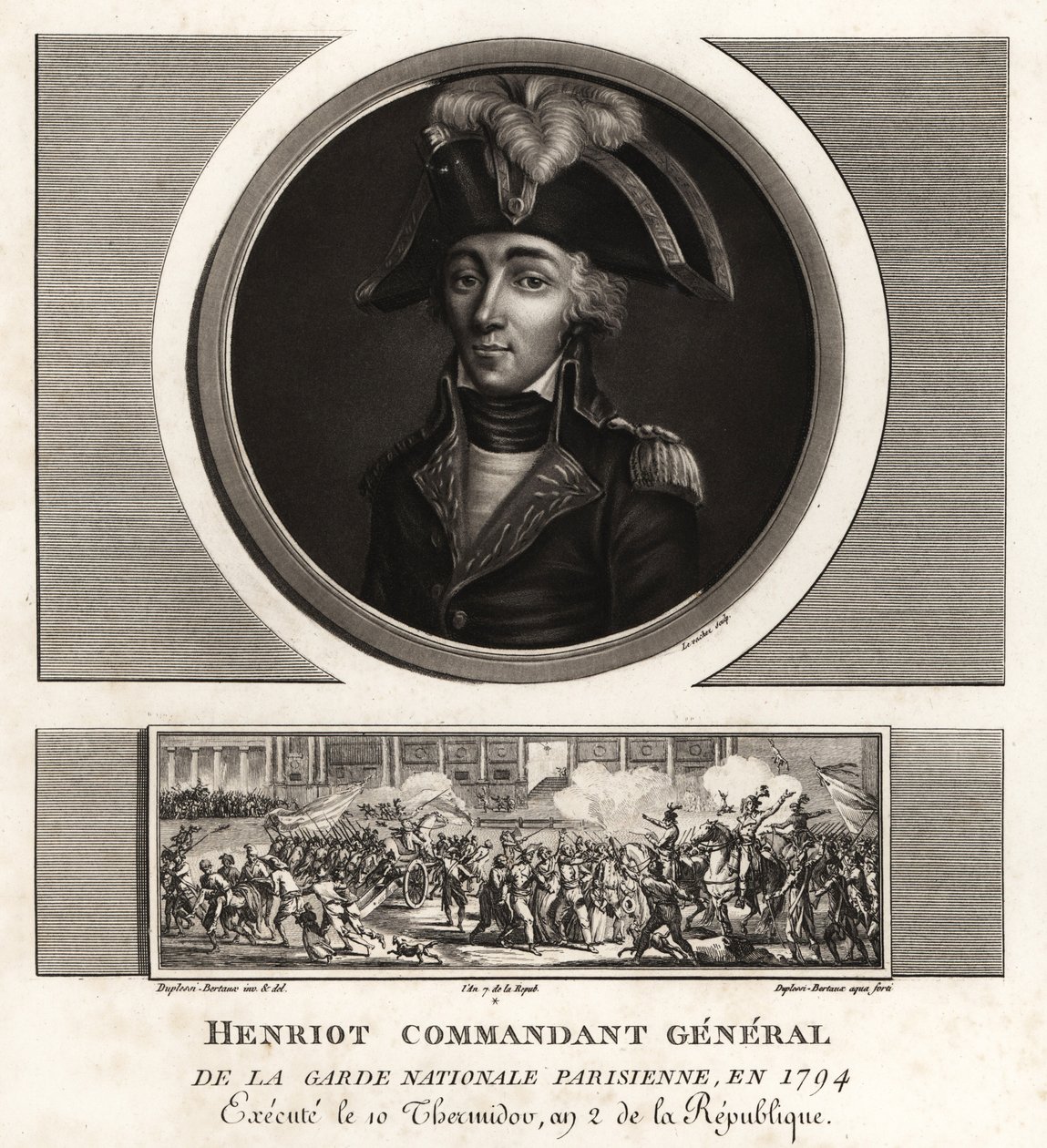 Jakoben lider, Paris Ulusal Muhafız Komutanı Francois Henriot, 1794