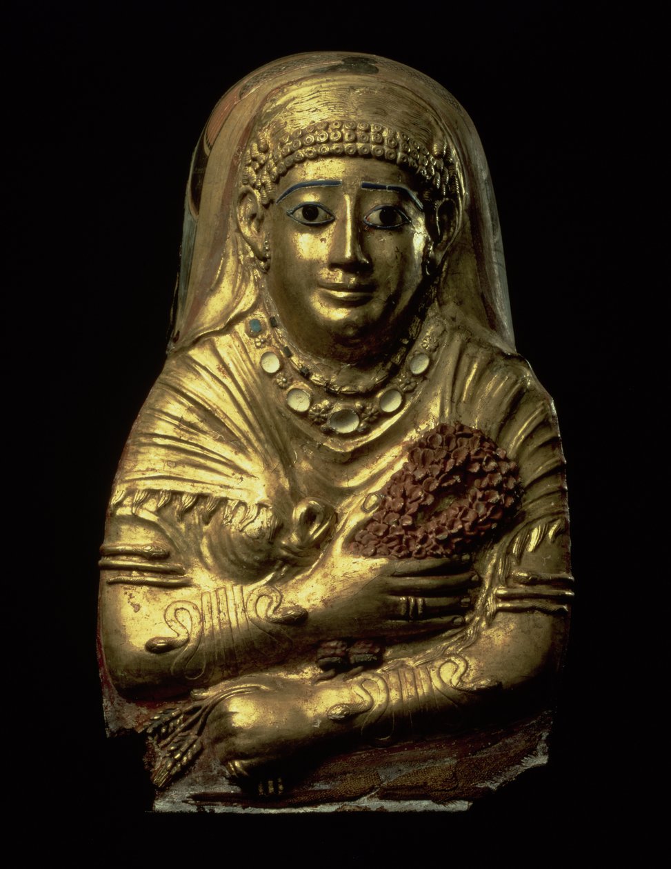 Bir Hanımefendinin Cenaze Kartonajı, Roma İmparatorluk Dönemi (MS 1. yüzyıl) by Unbekannt