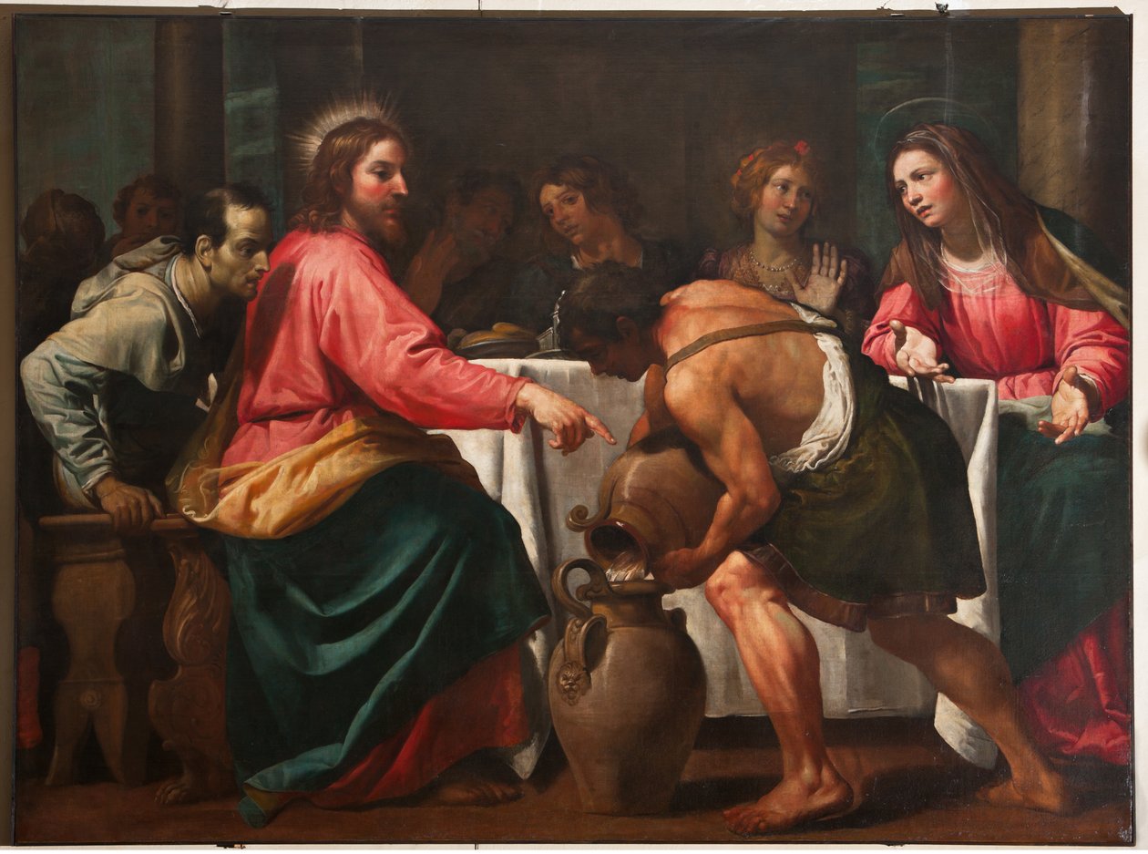Cenova, Duomo (St Lawrence Katedrali), içeride, Vaftizhane (eskiden Eski Aziz John Kilisesi): "Cana