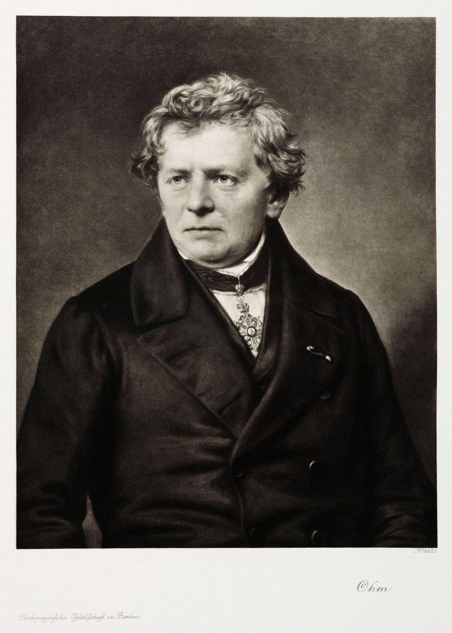 Georg Simon Ohm, Alman fizikçi, 1840 dolayları by Unbekannt