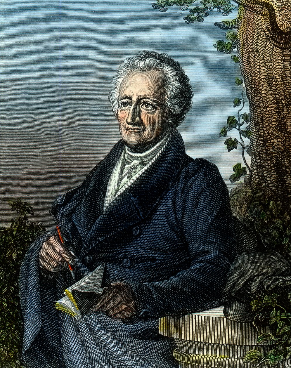 Goethe, 83 yaşında by Unbekannter Künstler