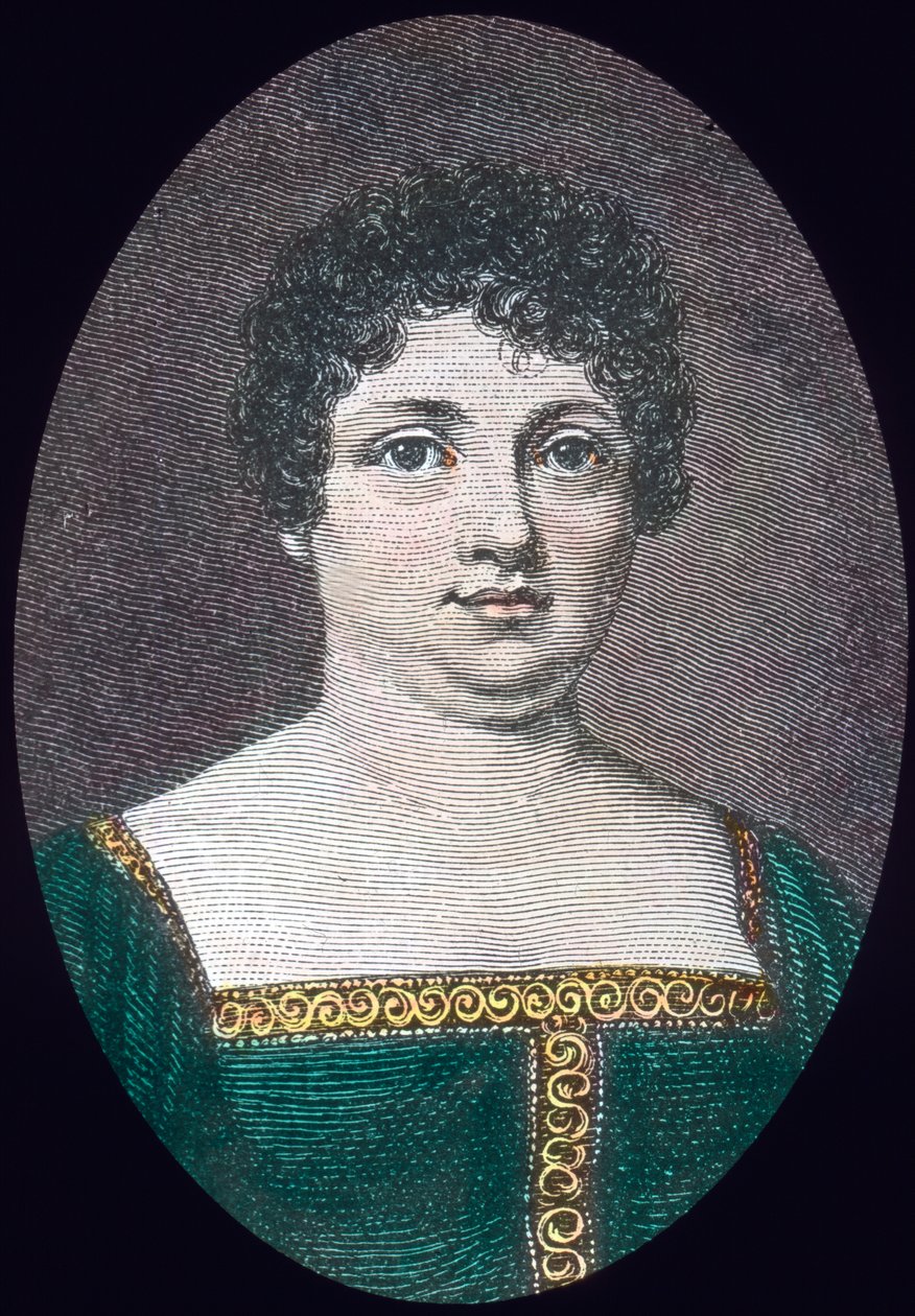 Goethe'nin karısı by Unbekannter Künstler