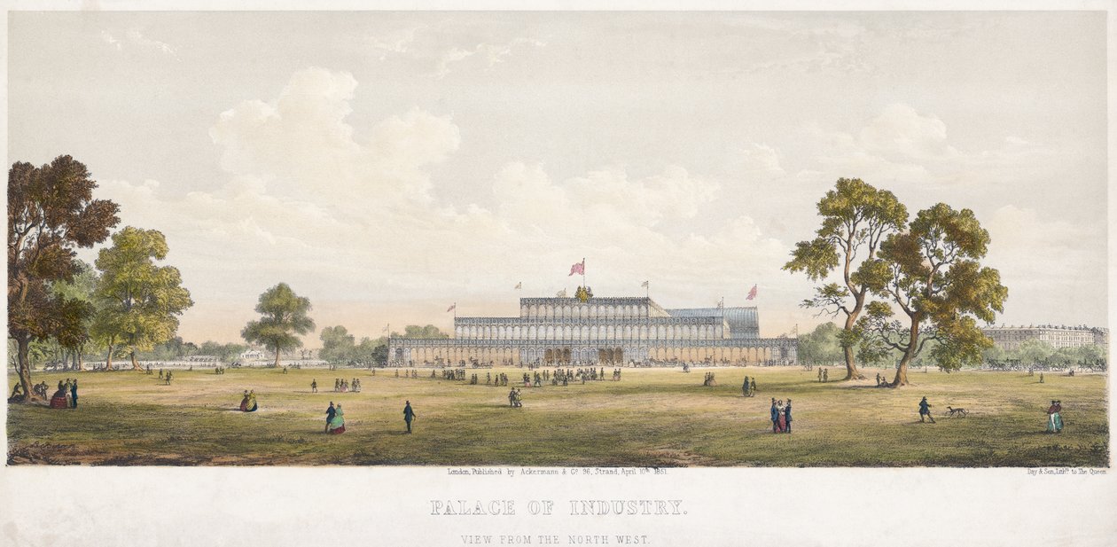 Hyde Park 1851'de Büyük Sergi by Unbekannter Künstler