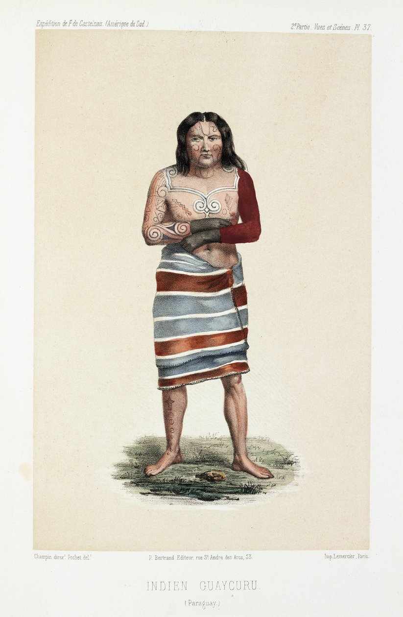 Guaycuru Hint, Paraguay, 1843-1847 dolayları by Unbekannt