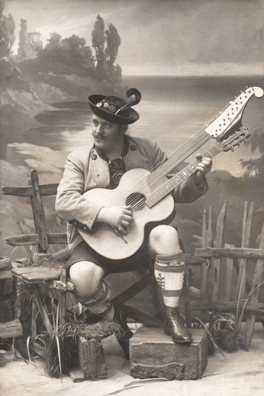 Gustav Rechl, Almanya 1908 (s/b fotoğraf) by Unbekannter Künstler