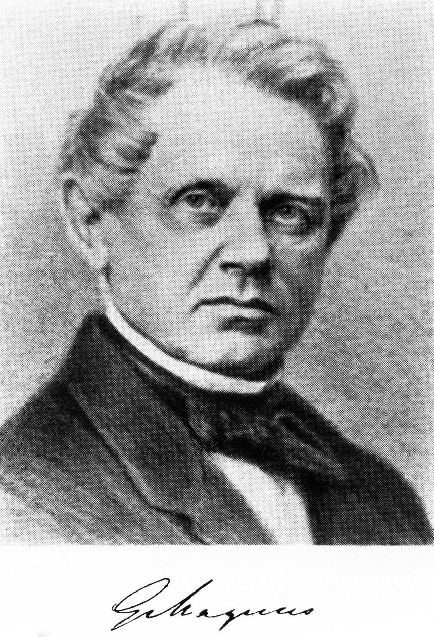Heinrich Magnus, Alman kimyager ve fizikçi, 19. yüzyılın ortalarında by Unbekannt