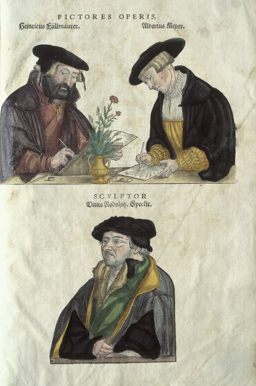 Bitkisel Albrecht Mayer, Peçe Rudolph Speckle ve Heinrich Fullmaurer by Unbekannt