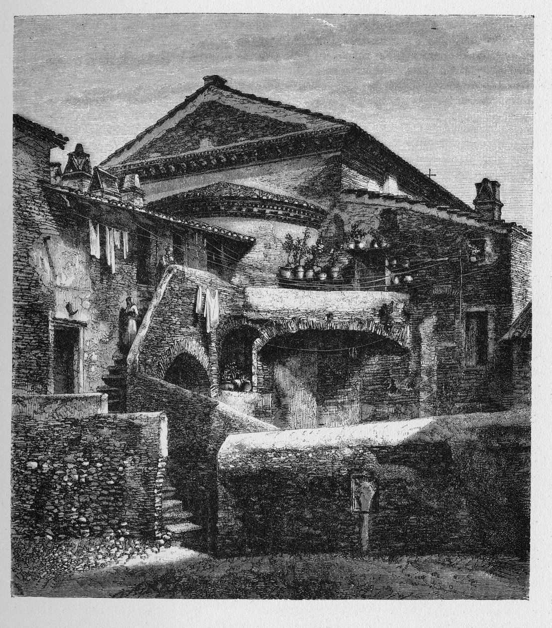 Antik Roma Tarihi. 1872 Roma gravürleri by Unbekannt