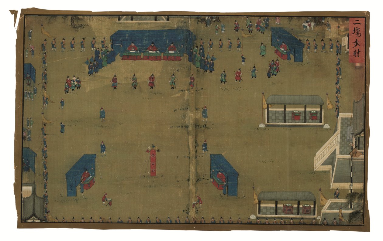 General Qi Mian, Ming hanedanı ile ilgili İmparatorluk Fermanları (ipek üzerine mürekkep ve renk) by Unbekannter Künstler