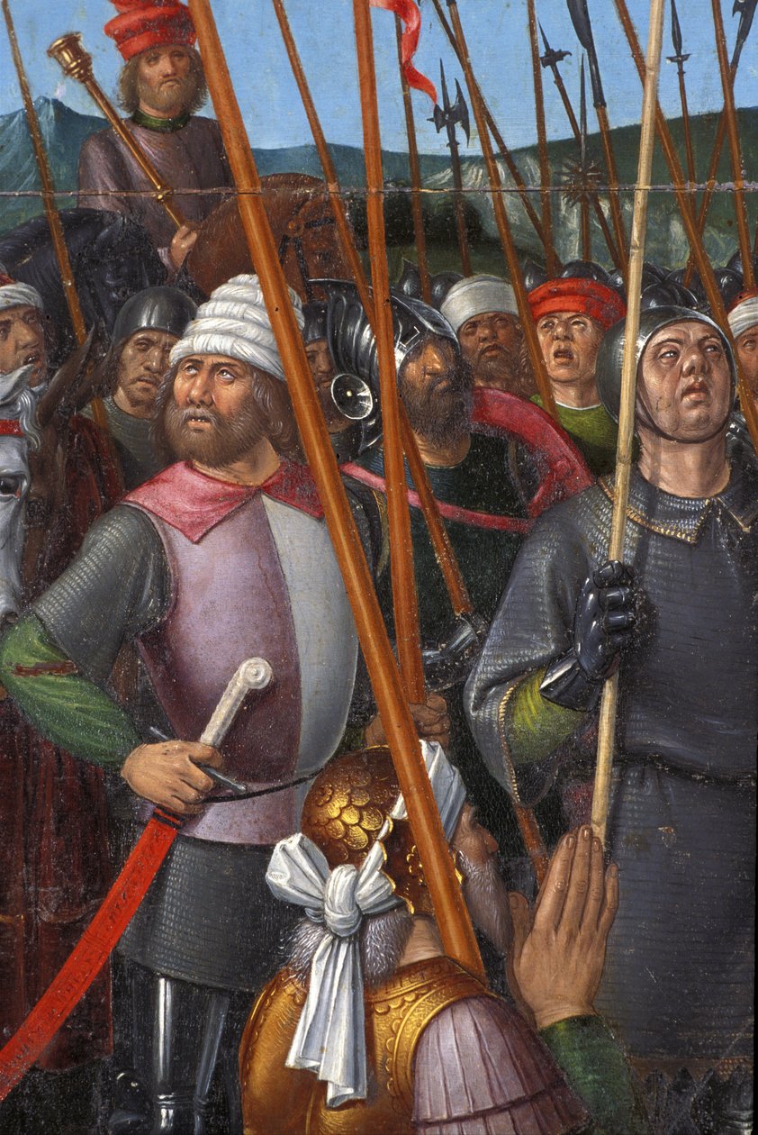 Indre & Loire N* 174 - Chateau de Loches - Çarmıha gerilmenin mihrabından detay - Jean Fouquet Okulu - 1485 - by Unbekannt