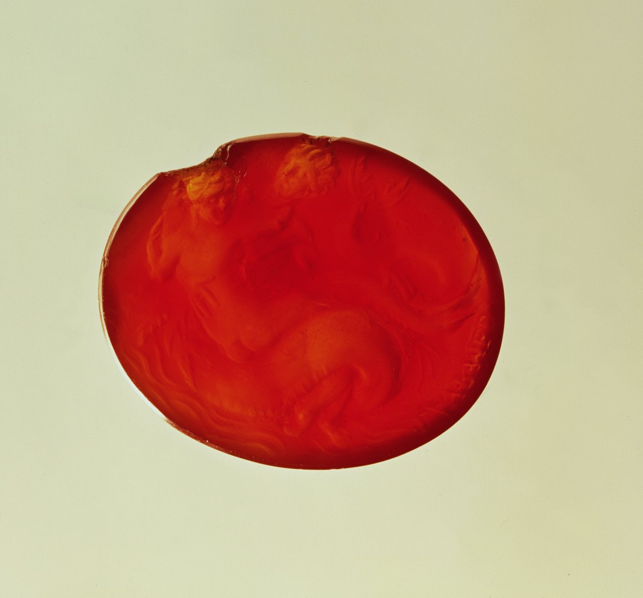 Bir nereid ile Triton Intaglio by Unbekannt