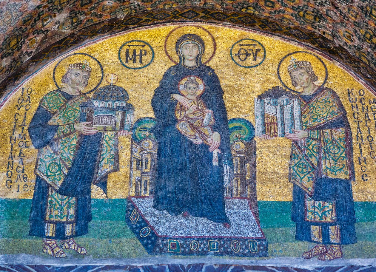 İstanbul, Türkiye, Ayasofya veya Ayasofya (fotoğraf) by Unbekannt