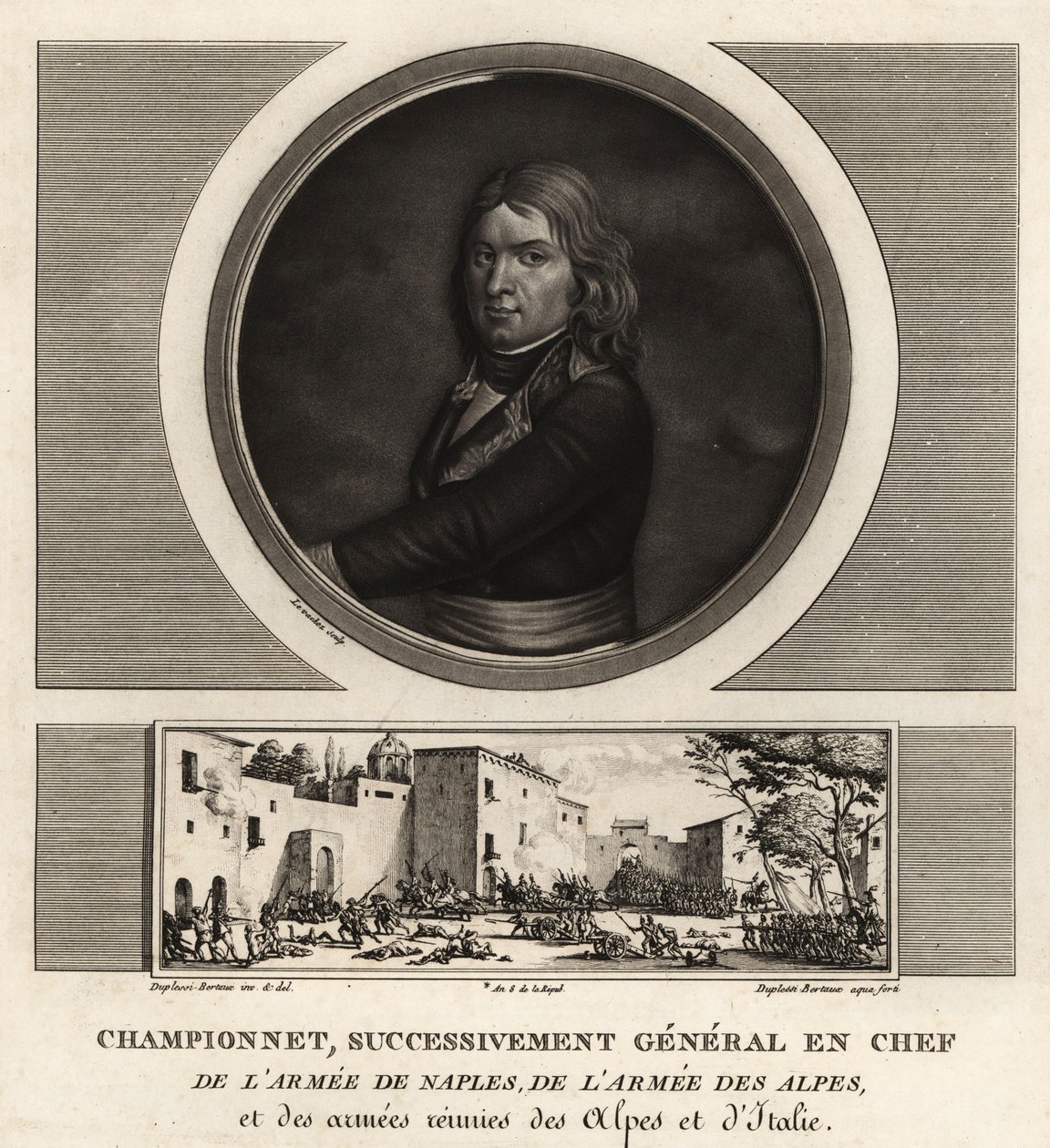Jean Etienne Vachier Championnet, Napoli, Alpler, İtalya Ordusu Başkomutanı by Unbekannt