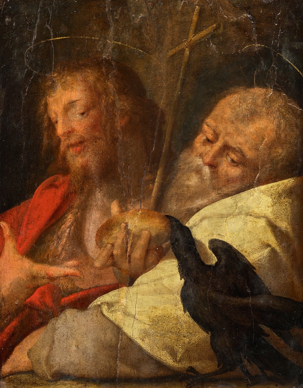 John Baptist ve John Evangelist by Unbekannter Künstler