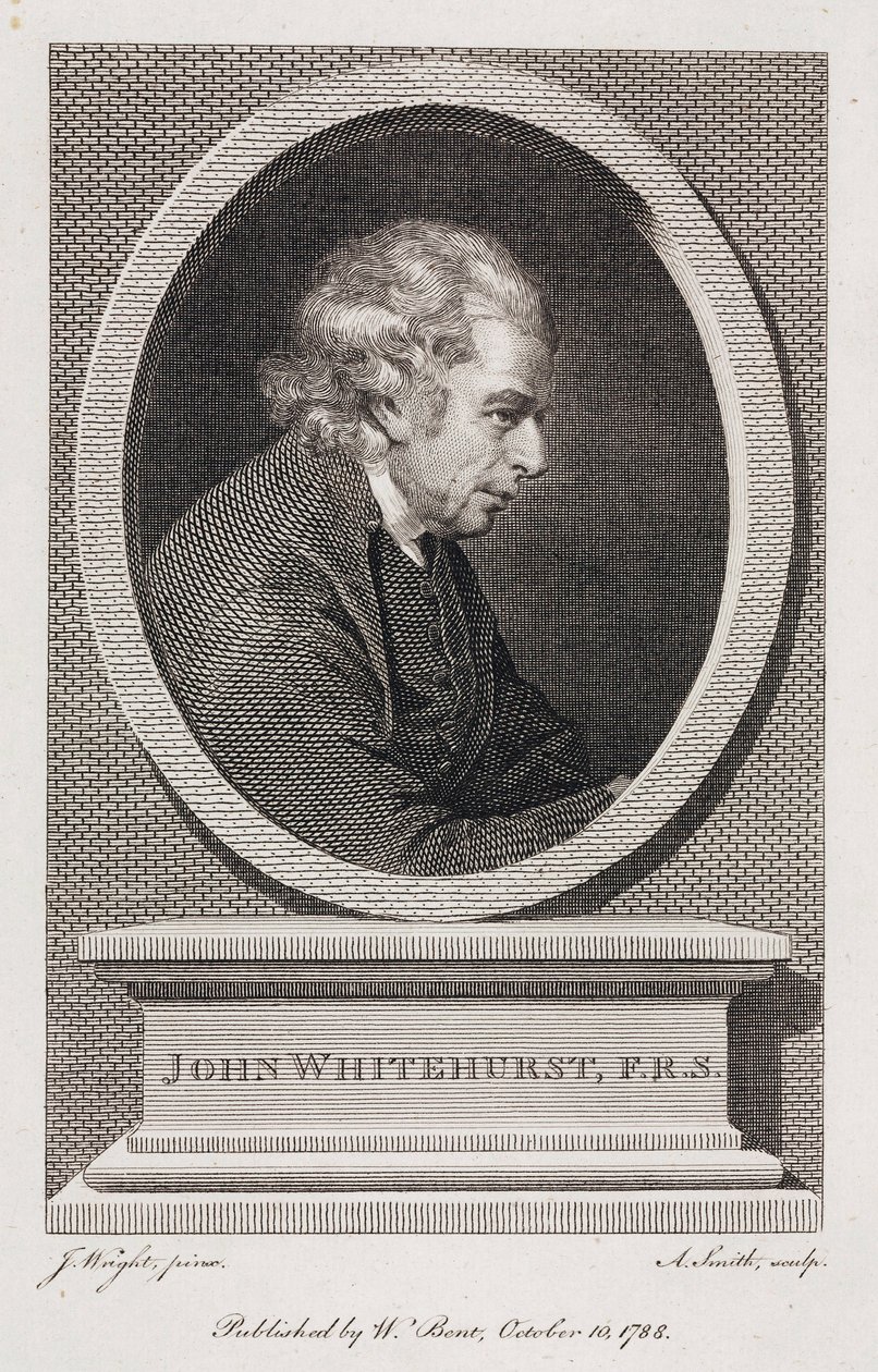 John Whitehurst, İngiliz saatbilimci, c 1783 by Unbekannt