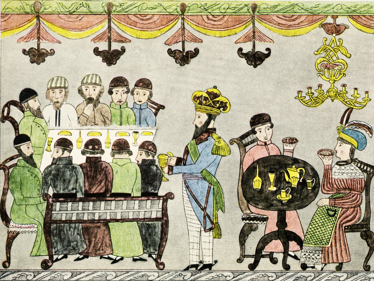 Joseph, Mısır valisi ve kardeşleri olarak - İncil by Unbekannter Künstler