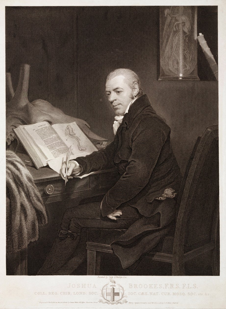 Joshua Brookes, İngiliz anatomist by Unbekannt