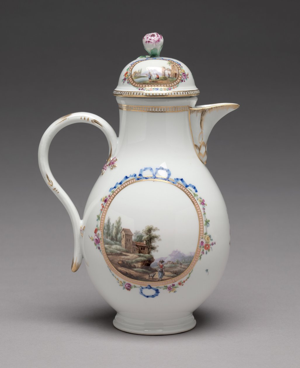 Kapaklı Sürahi, Meissen Porselen Fabrikası, 1774-1814 by Unbekannt