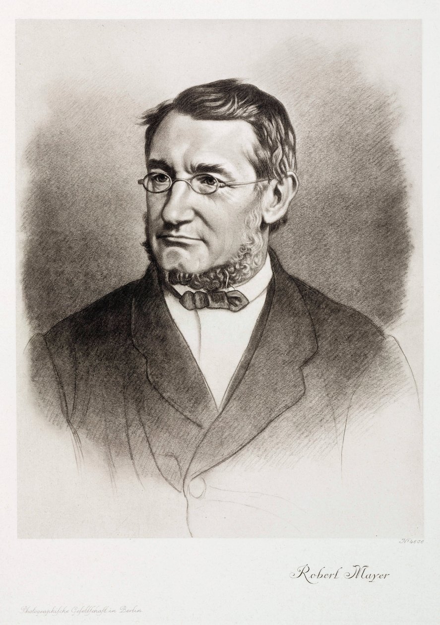 Julius Robert von Mayer, Alman fizikçi, 1870'ler by Unbekannt
