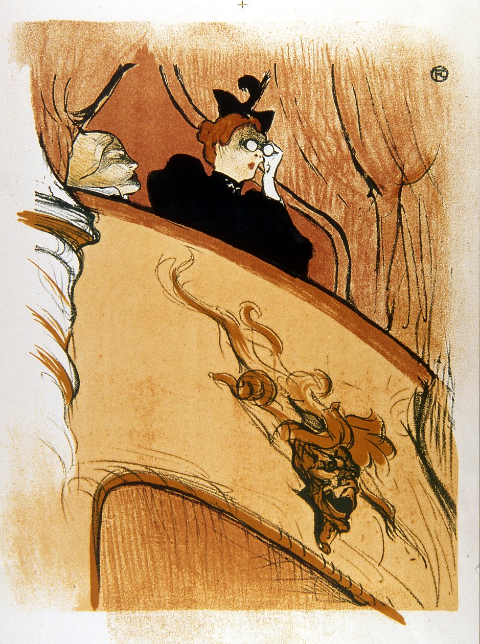 Altın maskaralı kutu (gösteri, tiyatro) - Henry Toulouse Lautrec