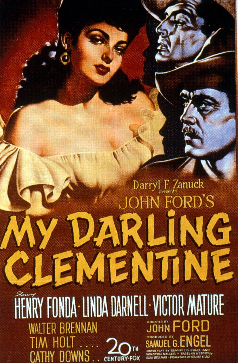My Darling Clementine, JohnFord ile Henry Fonda, Linda Darnell 1946 by Unbekannt