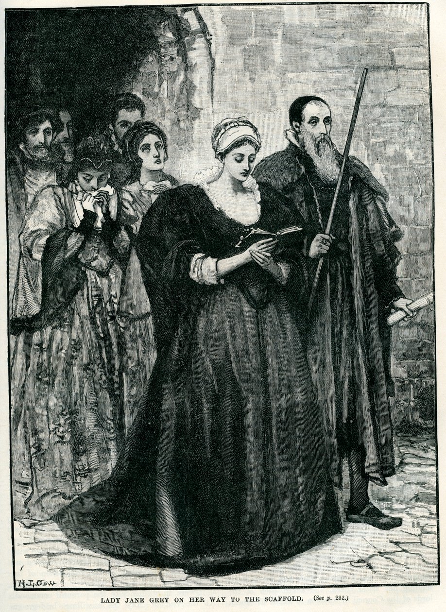 Leydi Jane Gray infazına giderken by Unbekannter Künstler