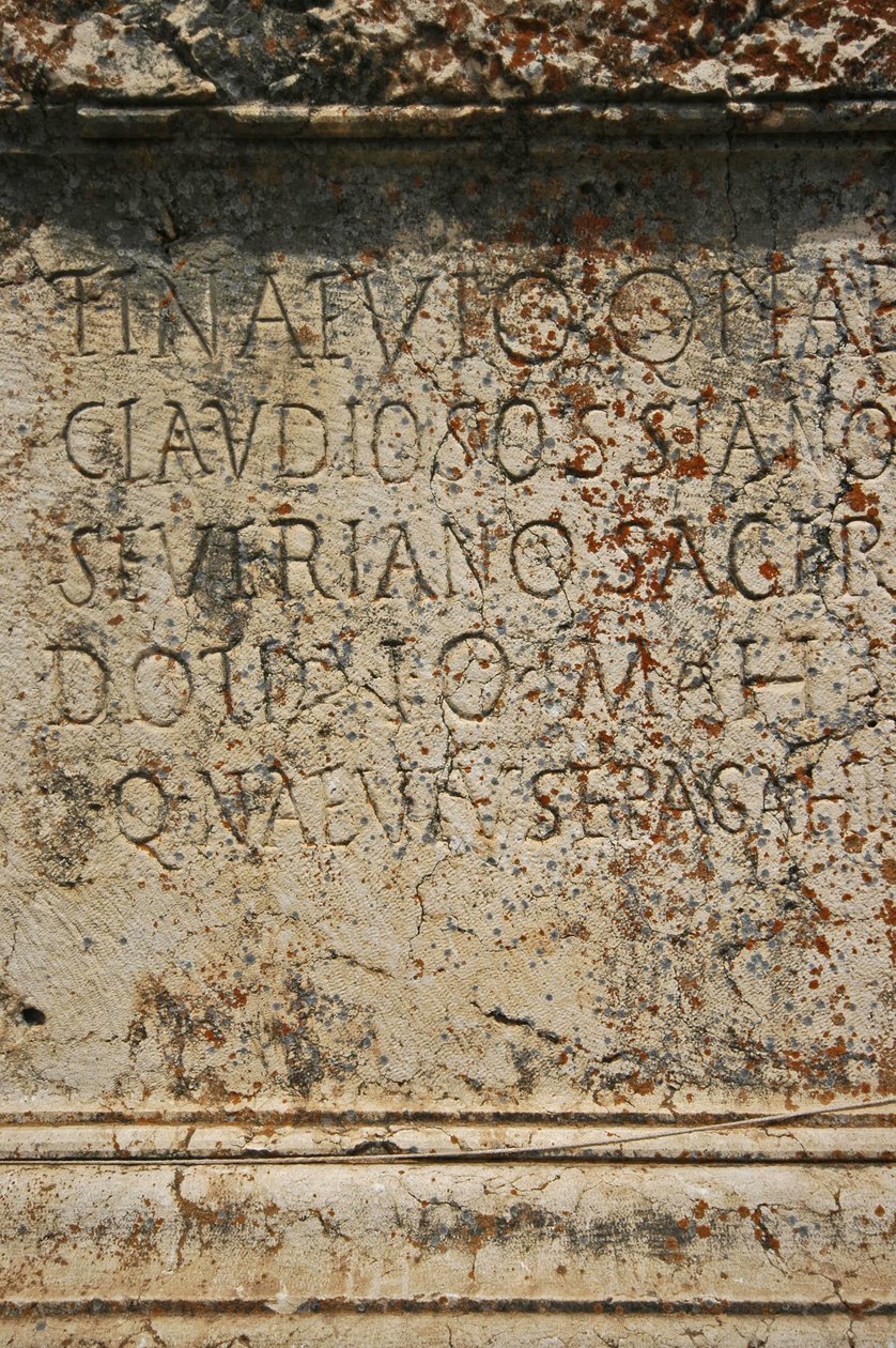 Lübnan, Baalbek (MS 1. yüzyıl), Büyük Avlu'da gravür by Unbekannt
