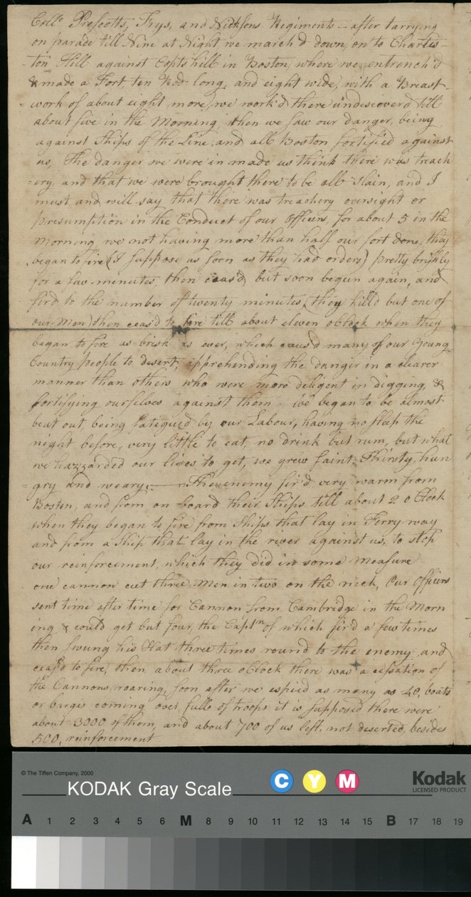 Peter Brown'dan Sarah Brown'a mektup, 25 Haziran 1775 (kağıt) by Unbekannter Künstler