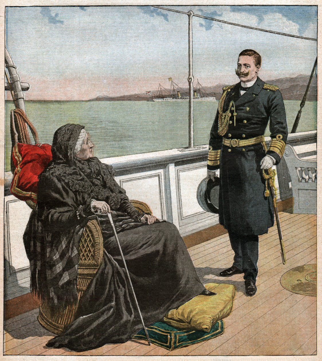 L'imperatrice Eugenie. Eugenie'yi kucaklayın. by Nicolas Liez