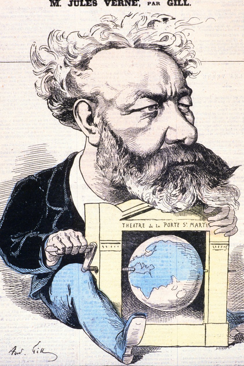 Loire Atlantique N* 183 - Nantes - Jules Verne Müzesi - Karikatür Gill by Unbekannt