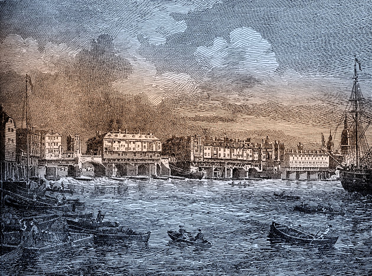Londra Köprüsü, Londra by Unbekannter Künstler
