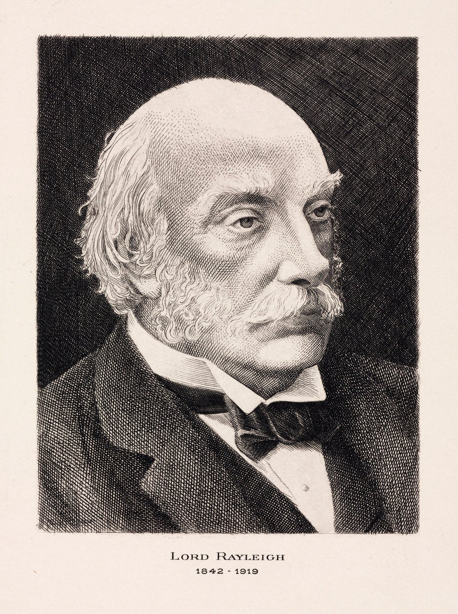 Lord Rayleigh, İngiliz matematikçi ve fizikçi by Unbekannt