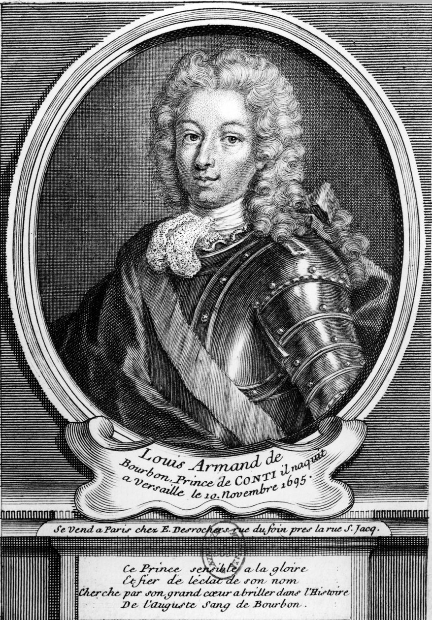 Louis Armand II, Conti Prensi - Louis-Armand de Bourbon-Conti (1695-1727) - Louis Armand de Bourbon, Conti Prensi (d. 1695, Versay