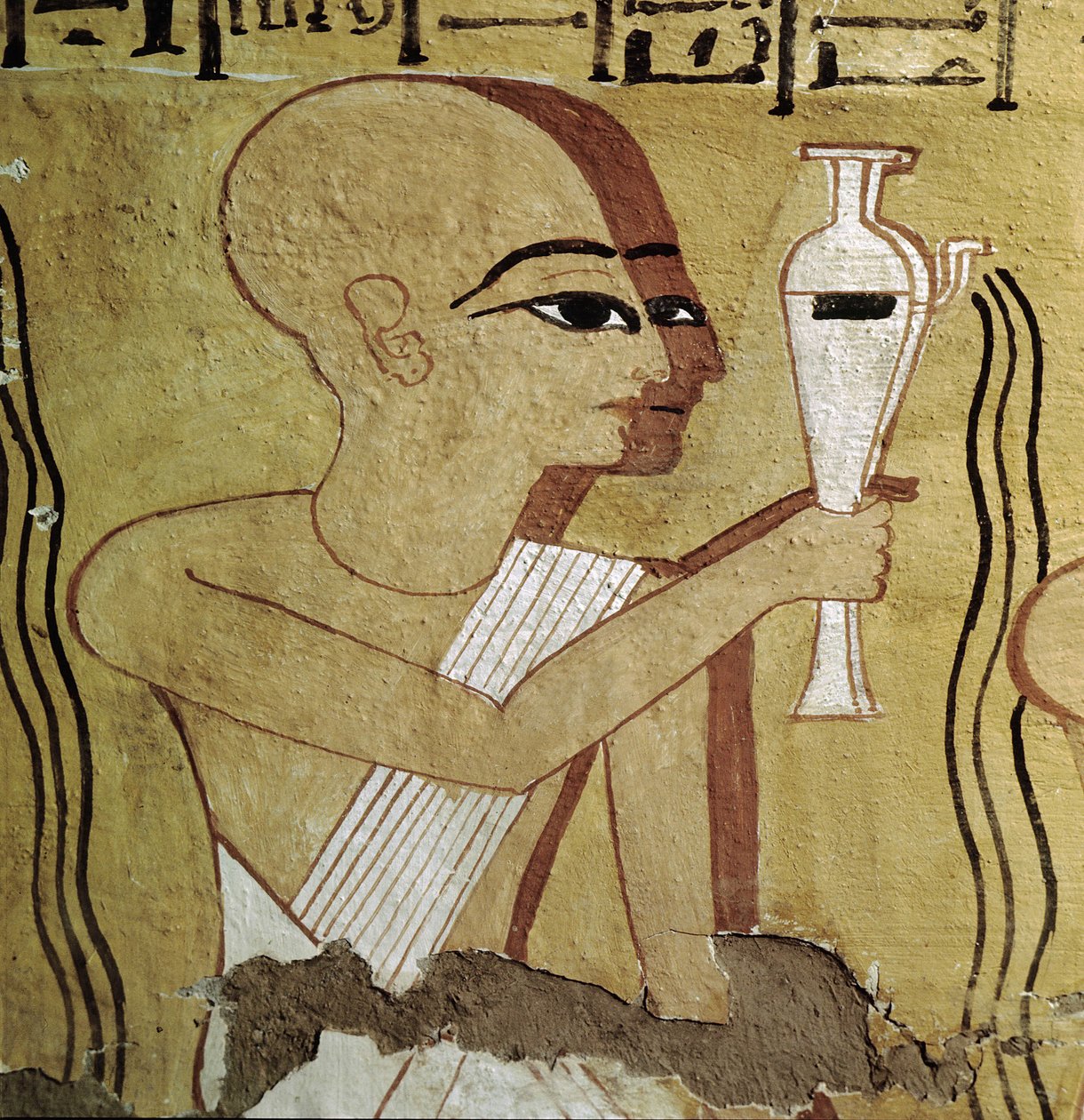Luksor Thebes: Deir el Medineh, zanaatkarların nekropolü. Arınma uygulayan rahipler. 19. Hanedan mezarı. by Leopold Blonder