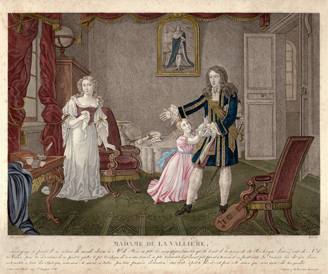 Madame de Lavallière, Paris, 1825 dolayları (gravür) by Unbekannter Künstler