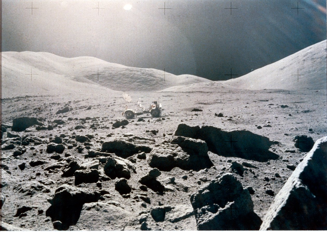 İnsanlı Uzay Uçuşu, ABD, Apollo 15 Ay yüzeyinin panoramik görünümü, Apollo 15 by Unbekannt