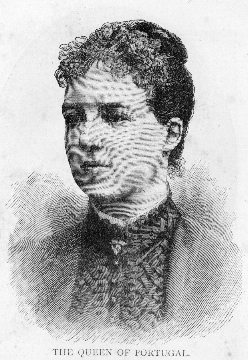 Portekiz Kraliçesi Maria Amelia by Leopold Blonder