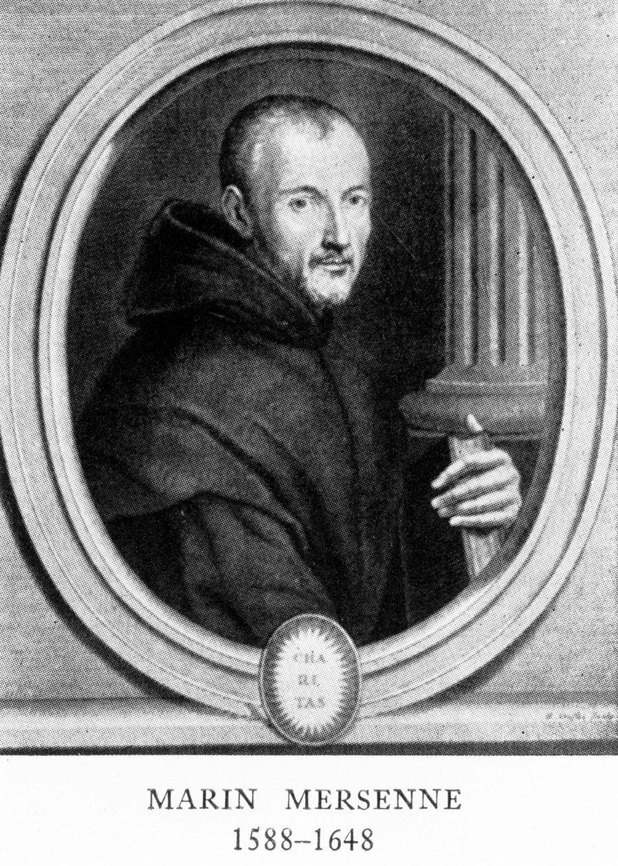 Marin Mersenne, Fransız matematikçi ve bilim adamı, 17. yüzyılın başlarında by Unbekannt