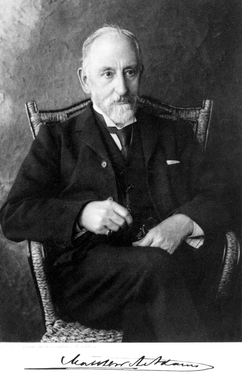 Matthew Algernon Adams, İngiliz Oftalmolog, c 1900 by Unbekannt