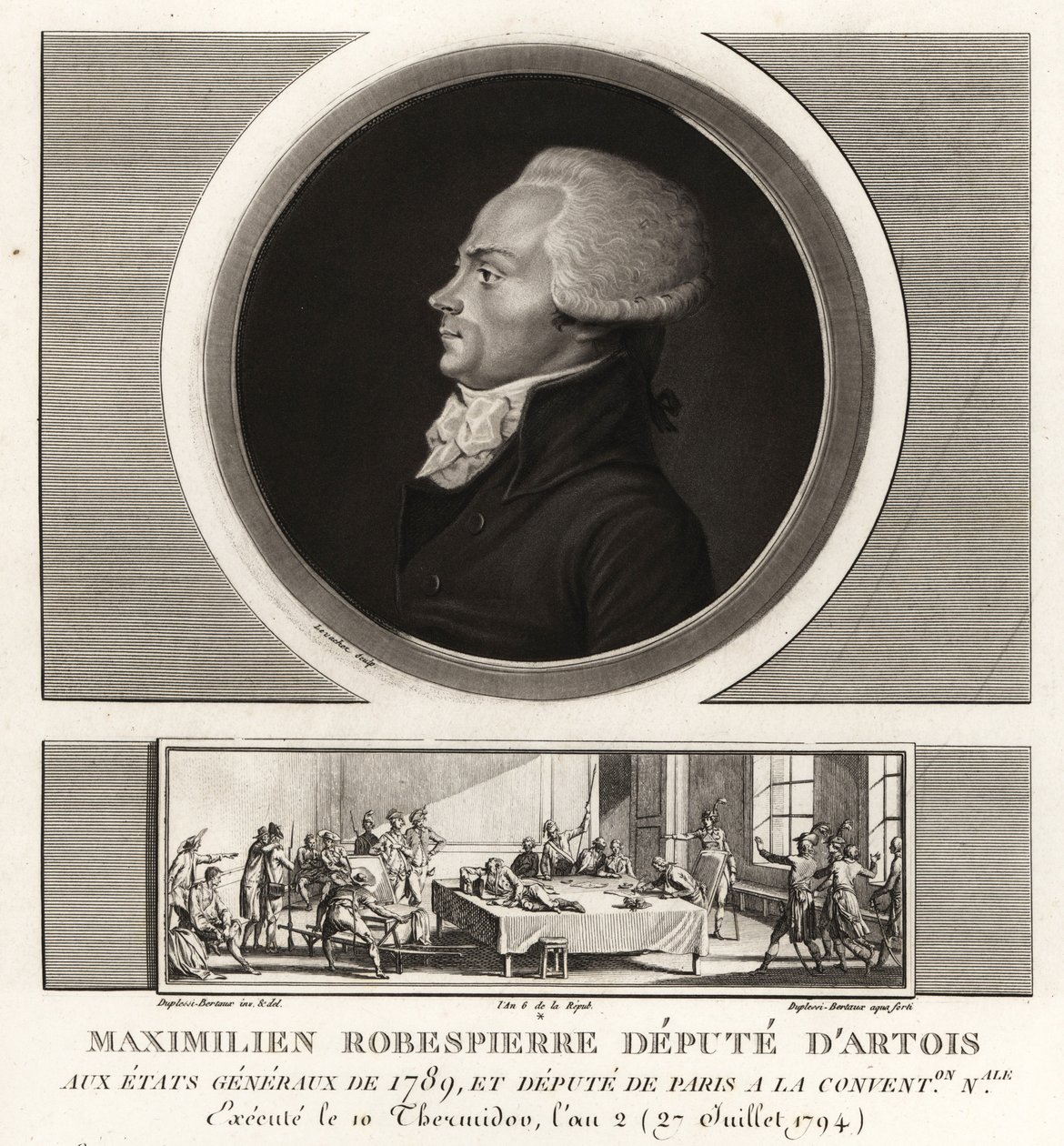 Artois Milletvekili Maximilien Robespierre, 1794