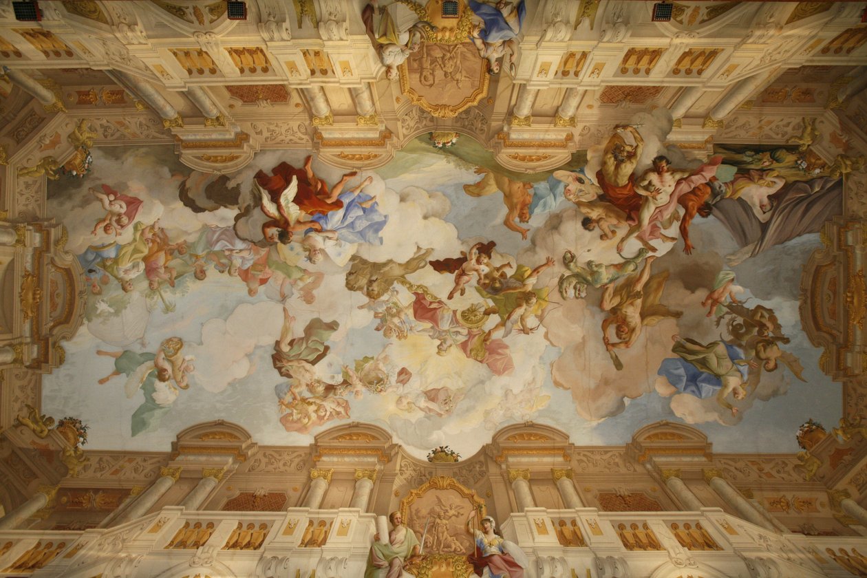 Melk abbey mermer oda freski, Melk, Autrich by Unbekannt
