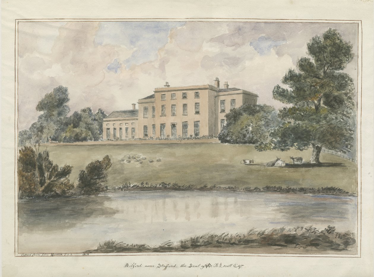 Milford House: sulu boya, 1848 by Unbekannt