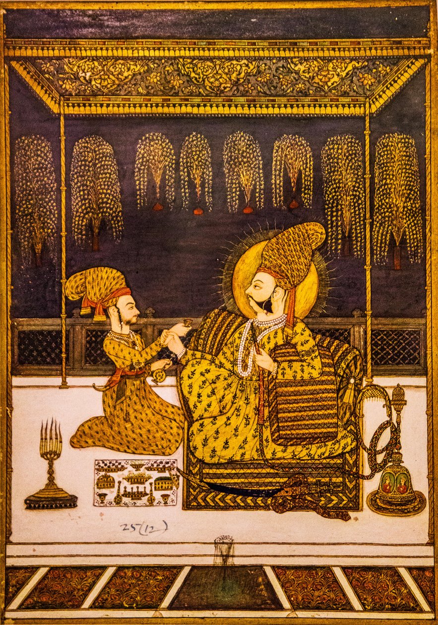 Minyatür tablo, Meherangarh Kalesi, Jodpur, Jodpur, Rajasthan, Hindistan, Asya (fotoğraf) by Unbekannter Künstler
