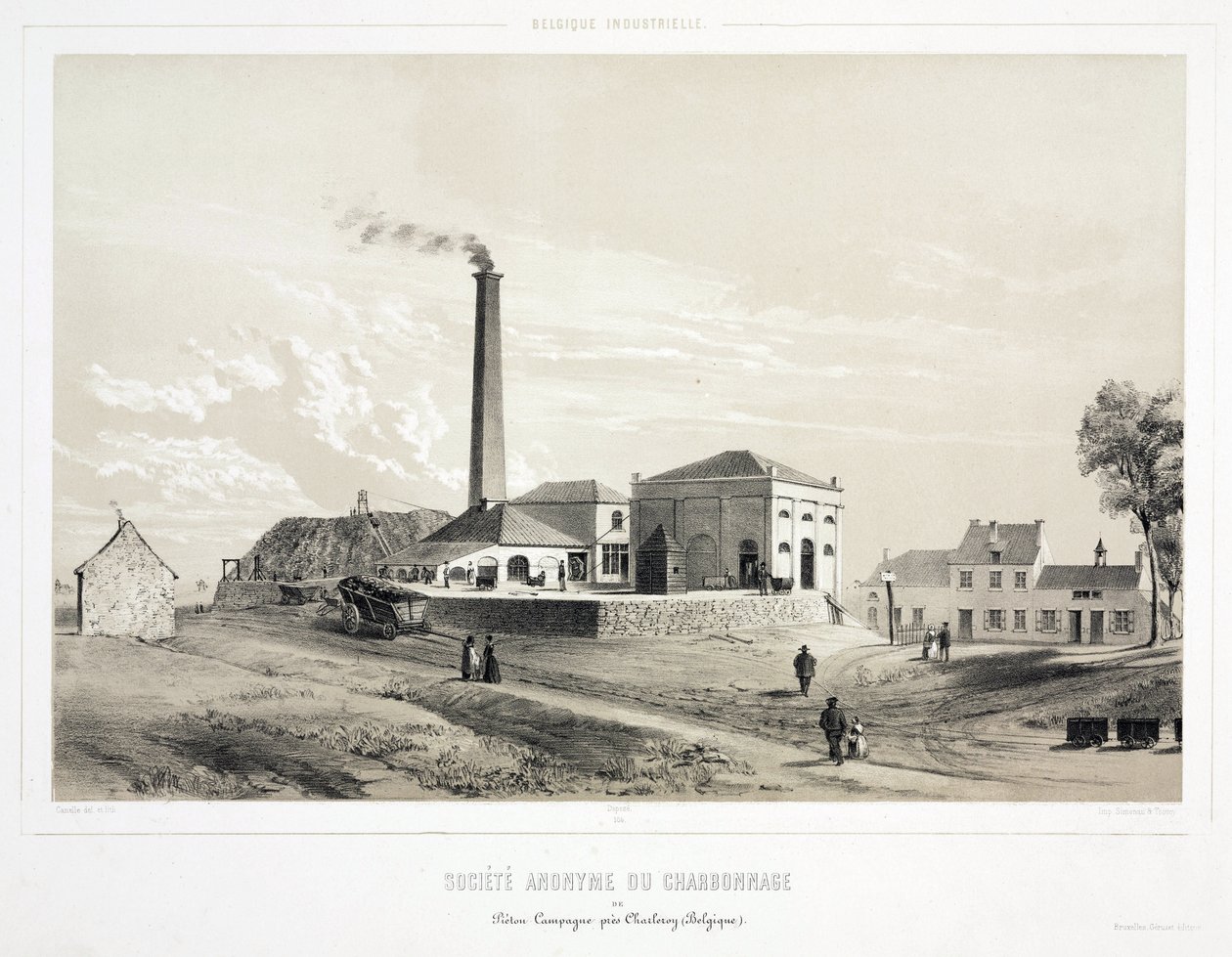 Madencilik, Kömür Kömür Madenciliği şirketi, Pieton Campagne, Belçika by Unbekannt