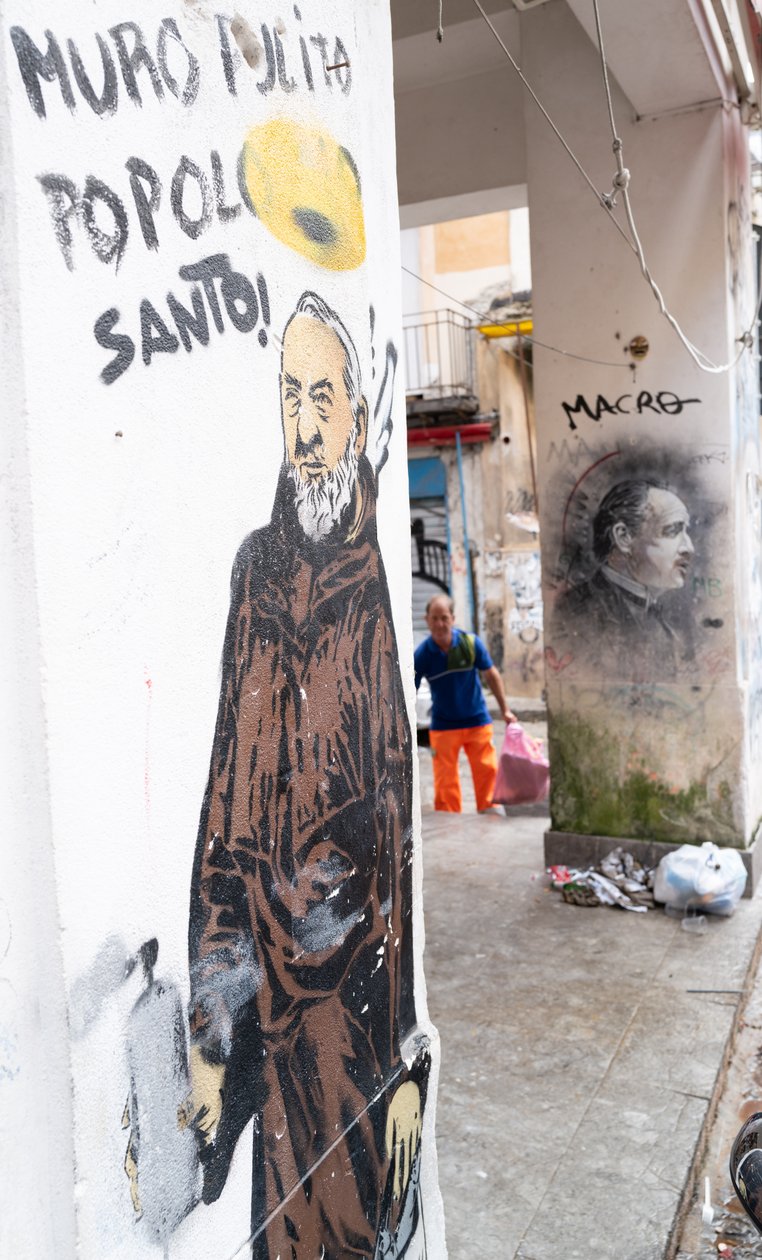 Sprey boya ve Marlon Brando ile Monk by Benjamin Baud